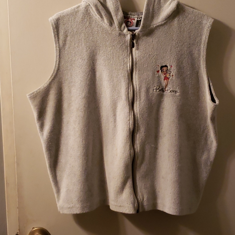Betty Boop Hooded Vest with Socks and cosmetic Bag